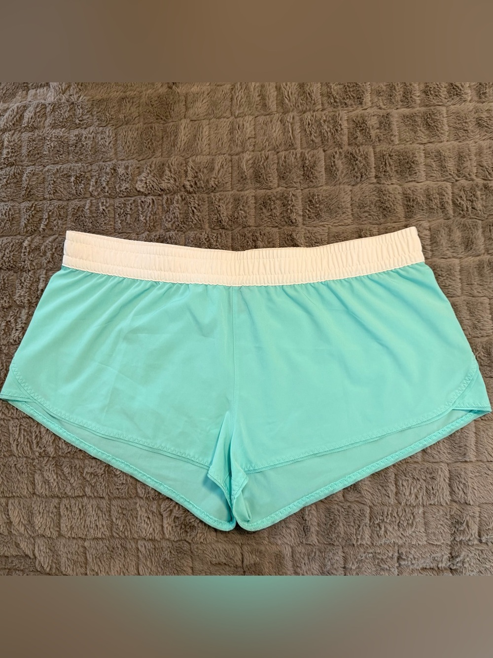 Endless Sun Women’s Swim Athletic Shorts Aqua/Teal Size XL 15-17